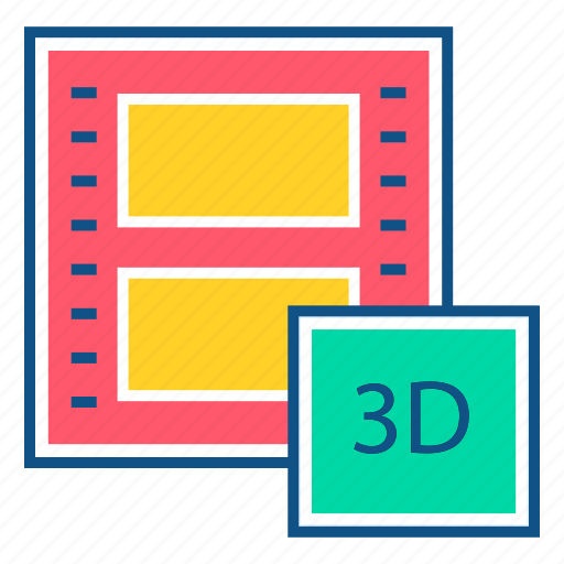 Glasses, glasses 3d, movie icon - Download on Iconfinder