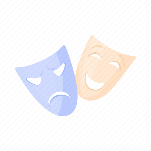 Art, cartoon, comedy, face, mask, theater icon - Download on Iconfinder