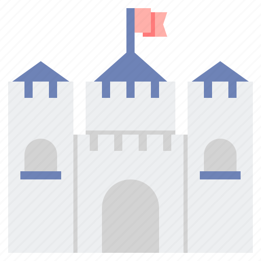 Building, castle, flag icon - Download on Iconfinder