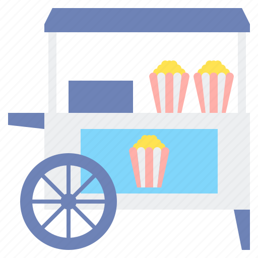 Cart, popcorn, stall icon - Download on Iconfinder