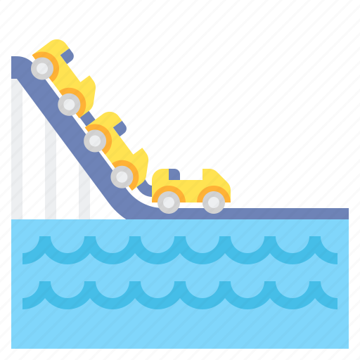 Coaster, park, water icon - Download on Iconfinder