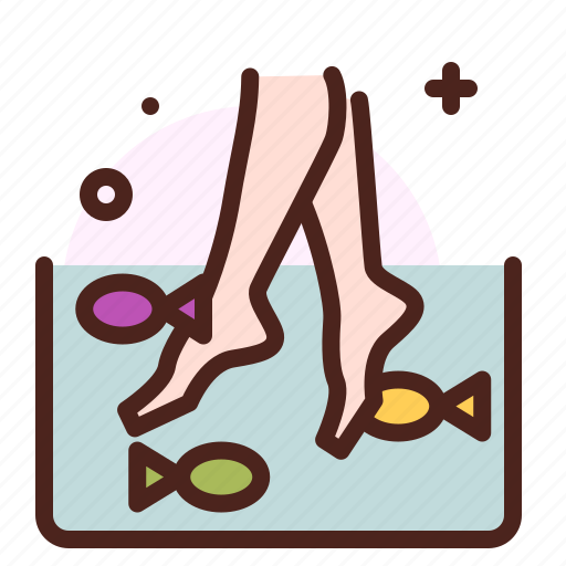 Fish, legs, relax, spa, therapy icon - Download on Iconfinder