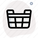 basket, bucket, container, shopping