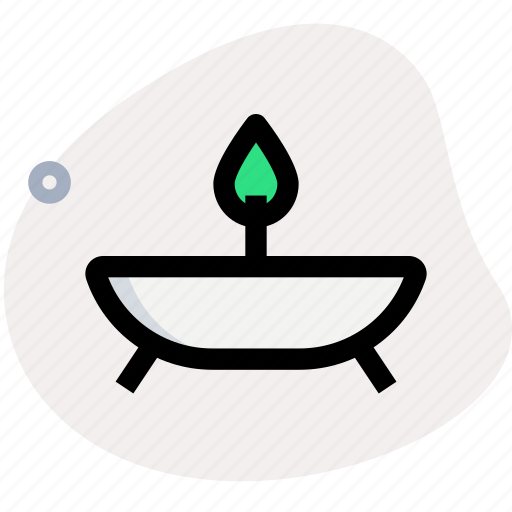 Candle, decoration, fire, light icon - Download on Iconfinder