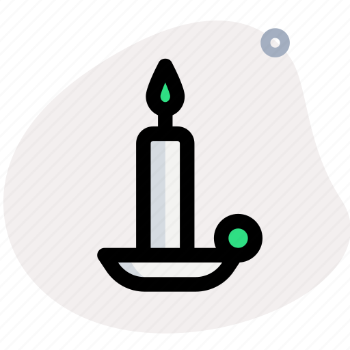 Candle, fire, light, lamp icon - Download on Iconfinder