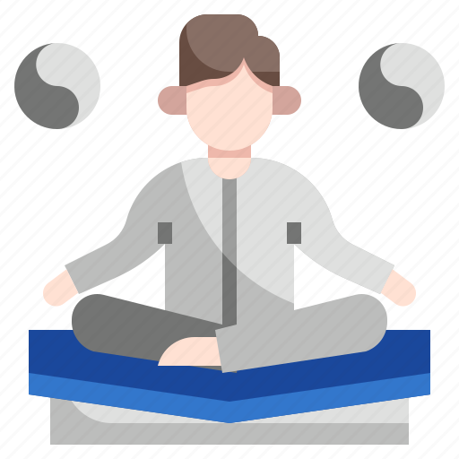 Meditation, exercise, wellness, relaxation, positive, charges icon - Download on Iconfinder