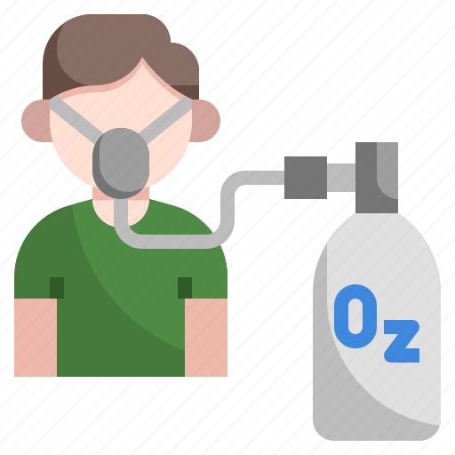 Oxygen, patient, mask, asthma, inhaler icon - Download on Iconfinder
