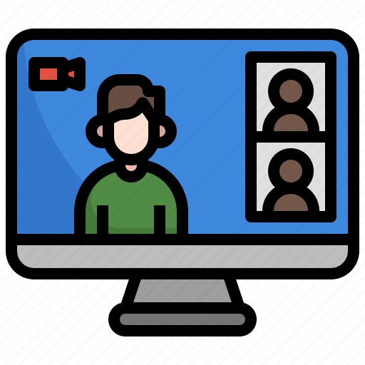 Meet, video, conference, meeting, videoconference icon - Download on Iconfinder