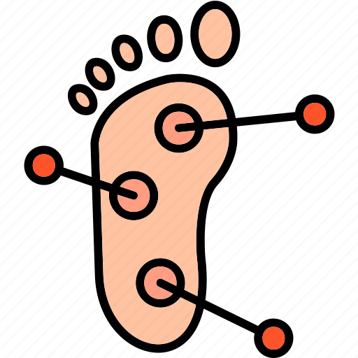 Foot, acupuncture, medical, spa, treatment icon - Download on Iconfinder