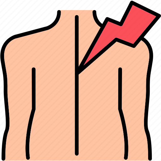 Pain, back, inflamed, joints, medical, muscle, strain icon - Download on Iconfinder