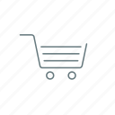 cart, empty, shop, shopping cart