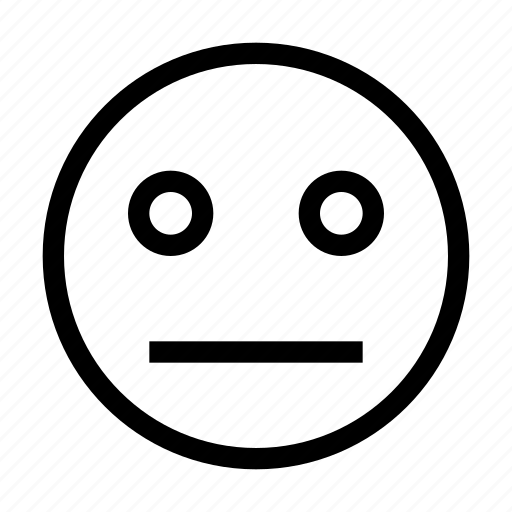 Face, indifferent, emoji, emoticon, emotion, expression, ui icon - Download on Iconfinder