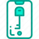 key, lock, mobile, security