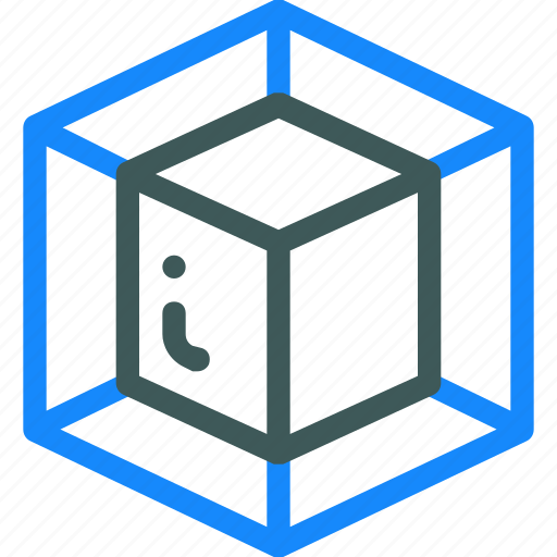 Box, cube, dimension, shape icon - Download on Iconfinder