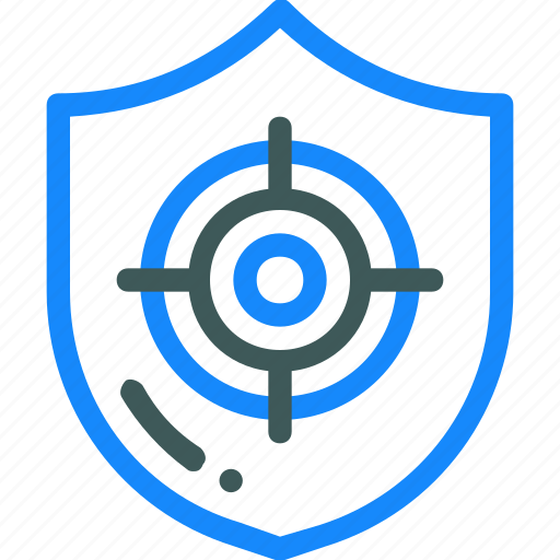 Protection, security, shield, target icon - Download on Iconfinder