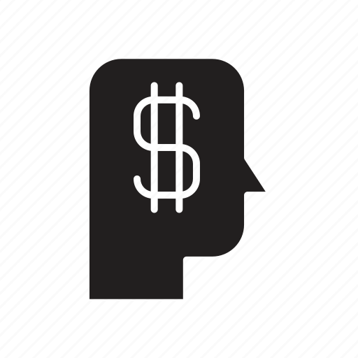 Dollar, head, mind, money, thinking icon - Download on Iconfinder