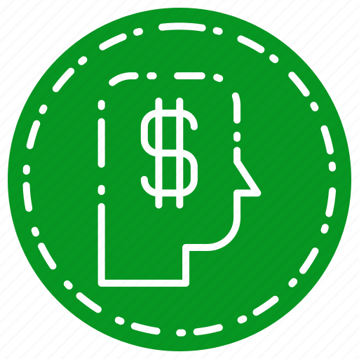 Dollar, head, money, thinking icon - Download on Iconfinder