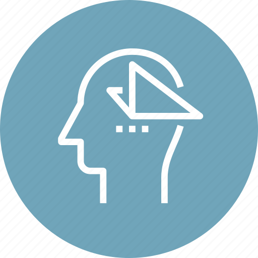 Head, human, imagination, mind, paper, plane, thinking icon - Download on Iconfinder