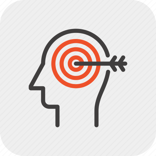 Goal, head, human, mind, success, target, thinking icon - Download on Iconfinder