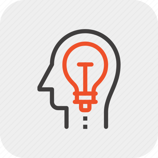 Bulb, head, human, idea, imagination, light, mind icon - Download on Iconfinder