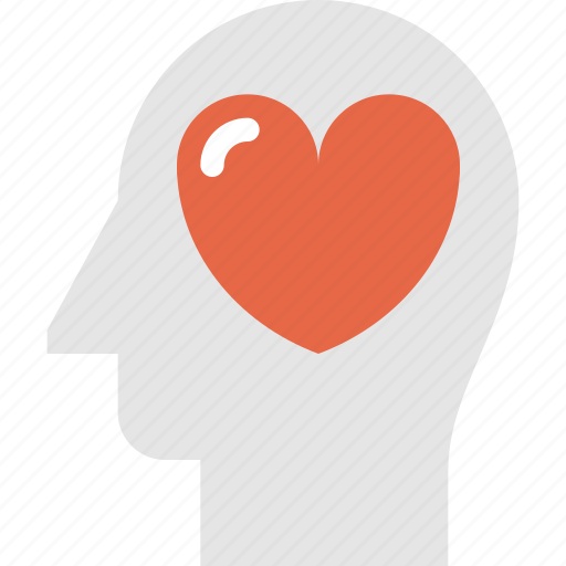 Emotions, feeling, head, heart, human, love, mind icon - Download on Iconfinder