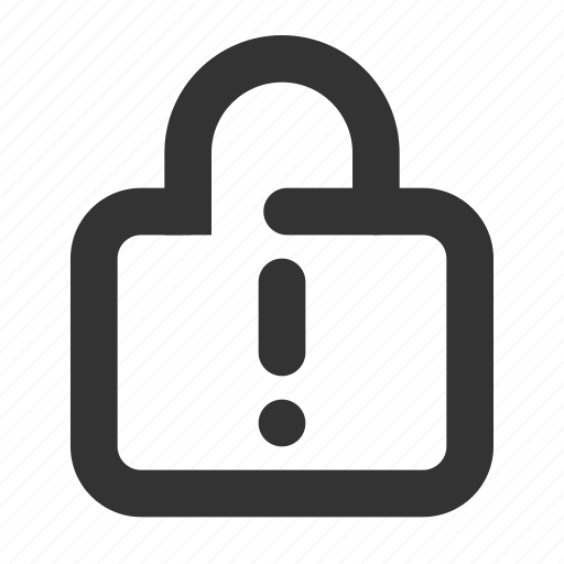 Lock, protection, security, alert icon - Download on Iconfinder