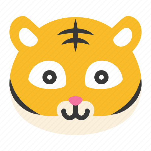 Avatar, emoji, happy, smile, tiger, wild icon - Download on Iconfinder
