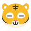 avatar, emoji, peaceful, relieved, tiger 