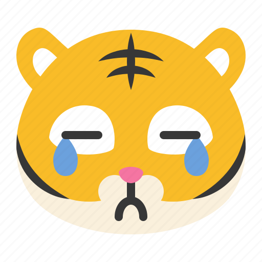 Avatar, cry, emoji, hurt, sad, tiger icon - Download on Iconfinder