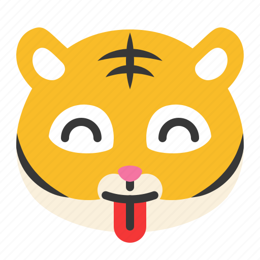 Avatar, blah, emoji, tiger, tongue, wild icon - Download on Iconfinder