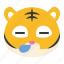 avatar, emoji, sleep, sleepy, somnolent, tiger, wild 