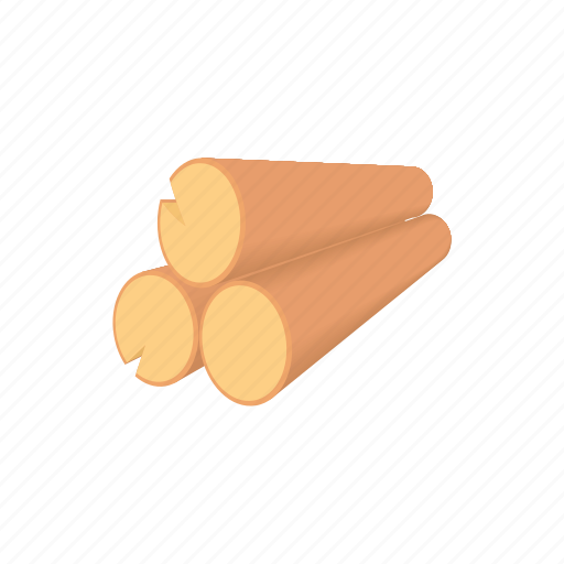 Cartoon, cut, log, timber, tree, trunk, wood icon - Download on Iconfinder