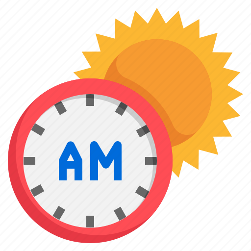 Am, morning, time, and, date icon - Download on Iconfinder