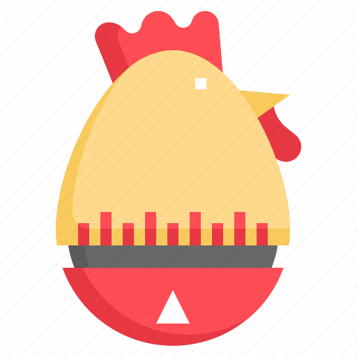 Chicken, timer, time, kitchen, and, date icon - Download on Iconfinder