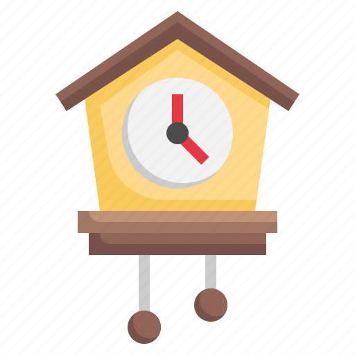Cuckoo, clock, time, and, date, adornment, ornament icon - Download on Iconfinder