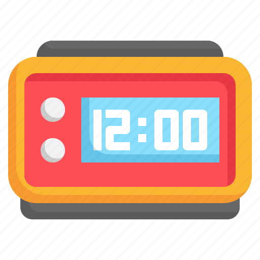 Digital, alarm, clock, time, and, date icon - Download on Iconfinder