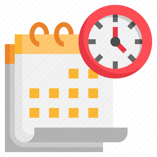 Schedule, calendar, clock, date, time icon - Download on Iconfinder