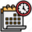 schedule, calendar, clock, date, time 