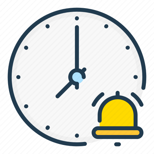 Alarm, alert, bell, clock, notification, time, watch icon - Download on Iconfinder