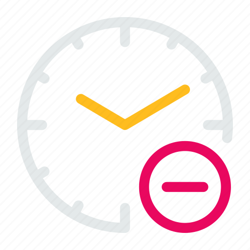 Alarm, clock, delete, minus, time, watch icon - Download on Iconfinder