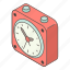 alarm, clock, isometric, logo, object, small, time 