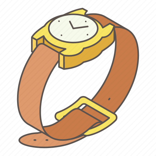 Accessory, isometric, logo, man, object, watch, wrist icon - Download on Iconfinder