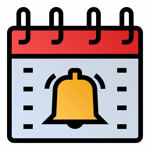 Alarm bell, calendar, date, event, schedule icon - Download on Iconfinder