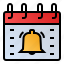 alarm bell, calendar, date, event, schedule 
