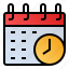 calendar, clock, date, event, schedule 