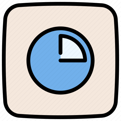 Fifteen, quarter, hour, clock, 15 minutes icon - Download on Iconfinder
