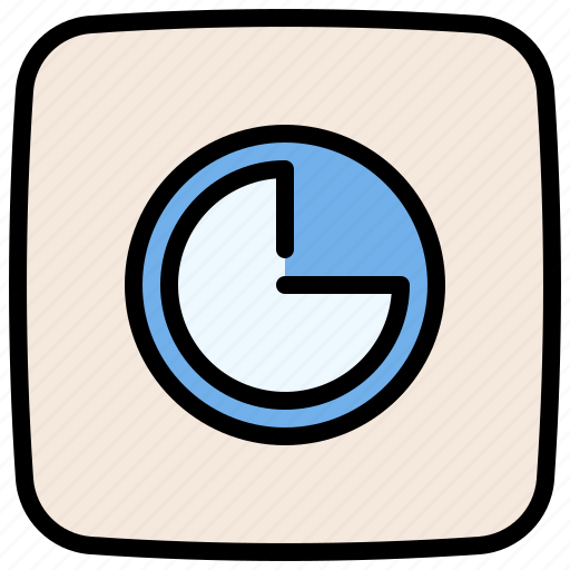 Forty, five, three, quarters, hour, clock, minutes icon - Download on Iconfinder
