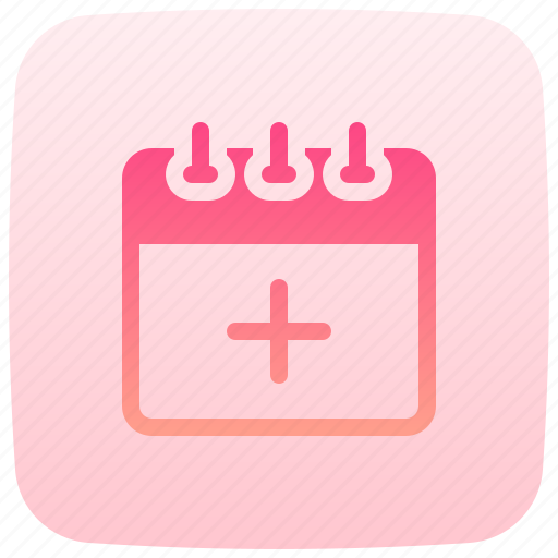 Plus, sign, schedule, date, calendar, add icon - Download on Iconfinder