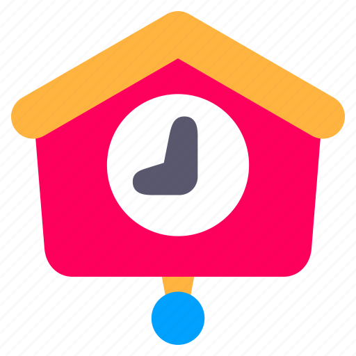 Cuckoo, wall, cock, time, hour, ornament icon - Download on Iconfinder