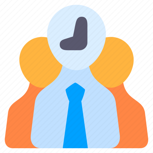 Meeting, time, clock, work, meet, people icon - Download on Iconfinder